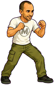 Mestre, arcade caricature